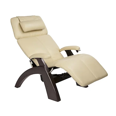 Classic Power Zero-Gravity Recliner with Dark Walnut Base